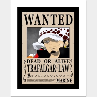 Trafalgar D Law Posters and Art